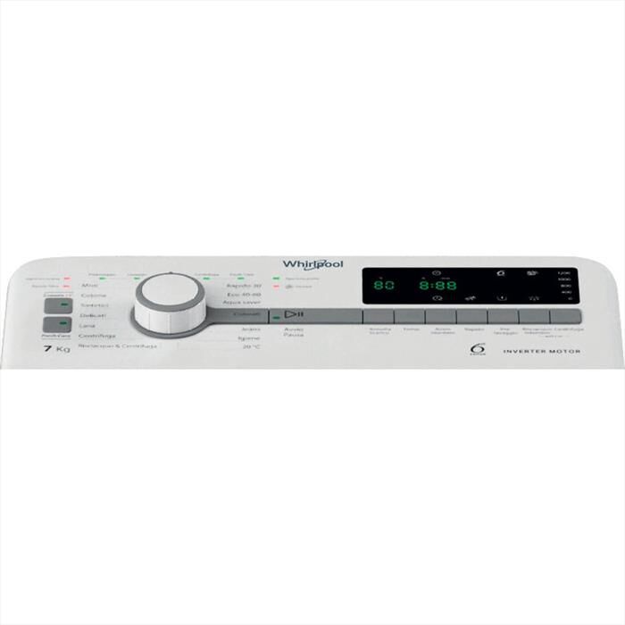 WHIRLPOOL - Lavatrice TDLR 7251BS IT 7 Kg Classe B
