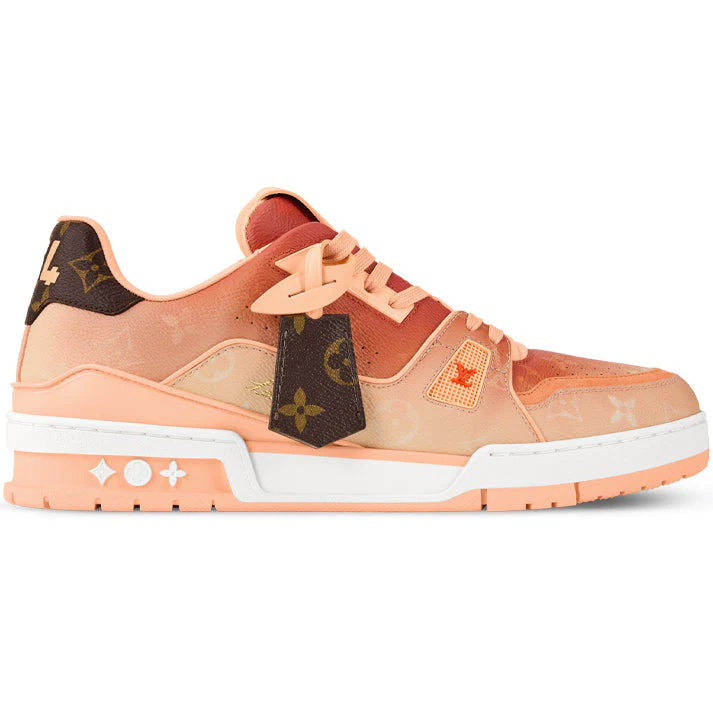 Trainer Sneaker Monogram-printed canvas Orange