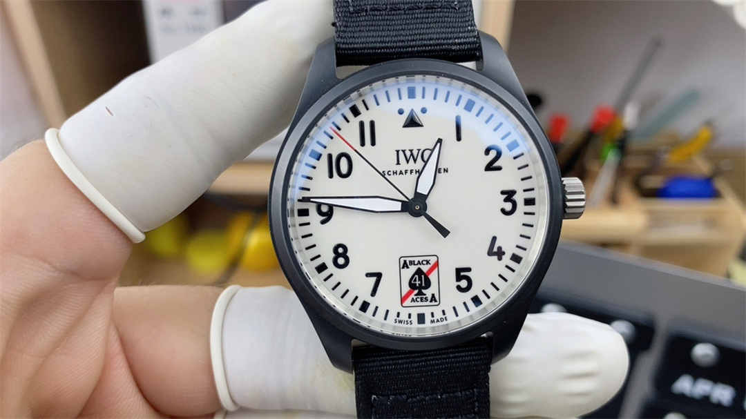 M+ Factory IWC Pilot IW326905 Replica – Ceramic Ace of Spades 41mm Automatic Watch