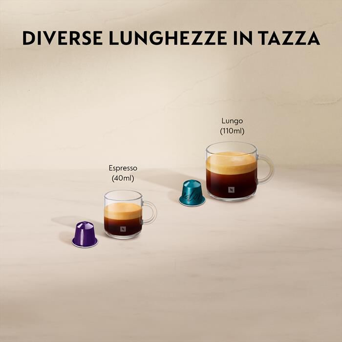 DE LONGHI - Macchina da caffè Pixie EN127.S capsule Nespresso-silver