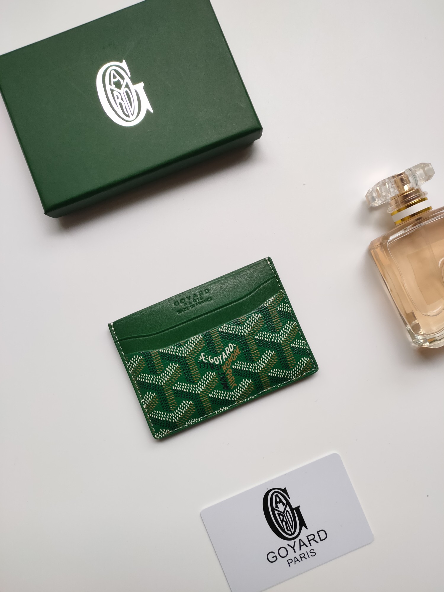 Q17：Goyard Saint-Sulpice Card Wallet Green