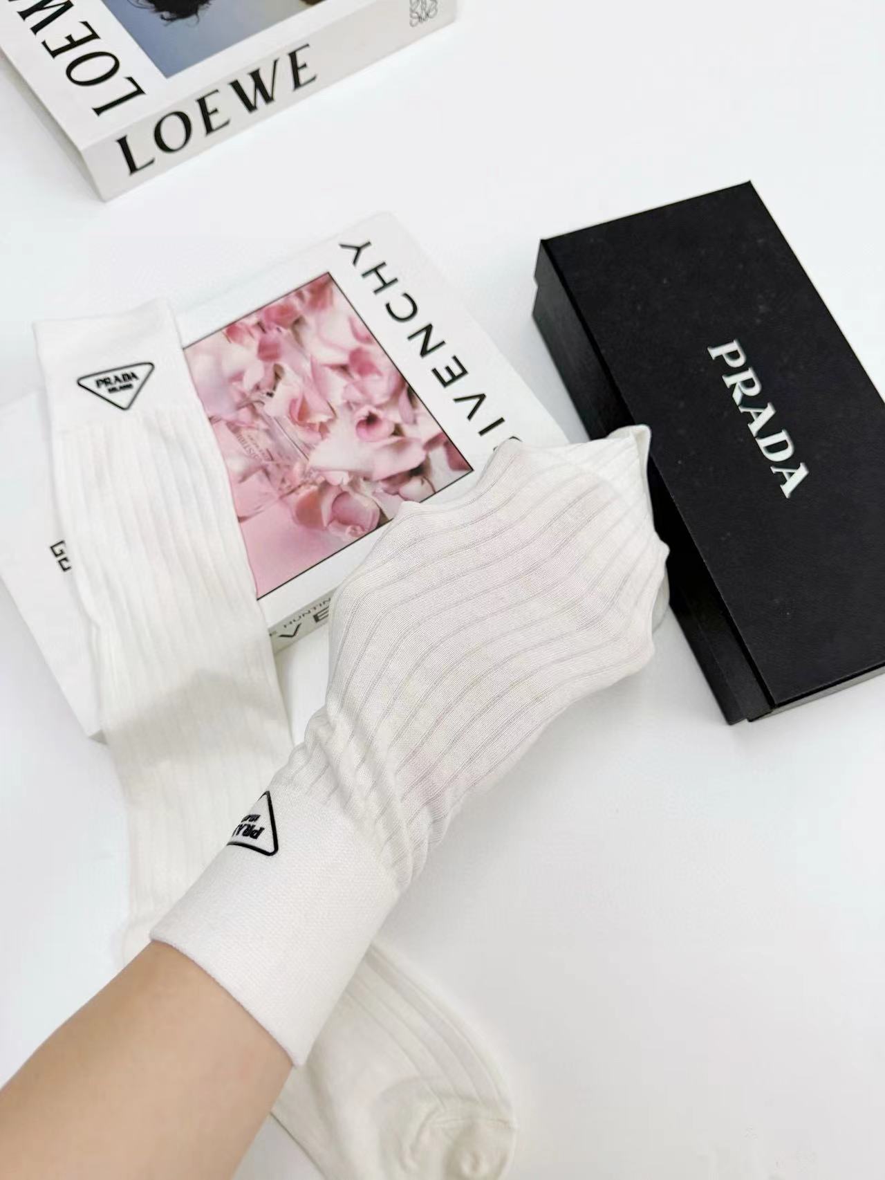Fashion 1 Pairs of 100% Long Cotton stockings calf socks WZ-924000322