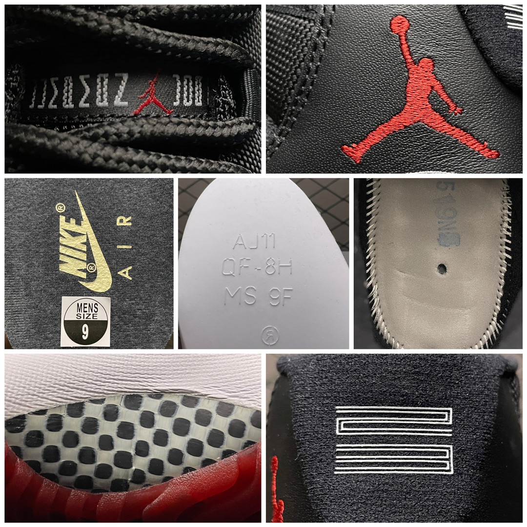 JRD 11 Retro Playoffs Bred 378038-061