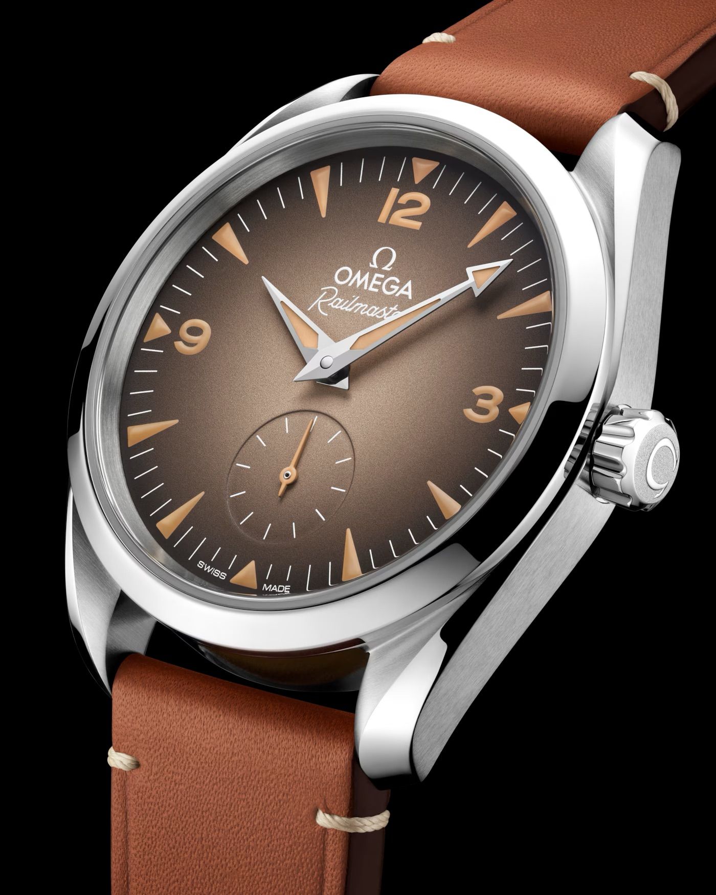 2025 Omega 235.12.38.20.13.001 Railmaster on Strap