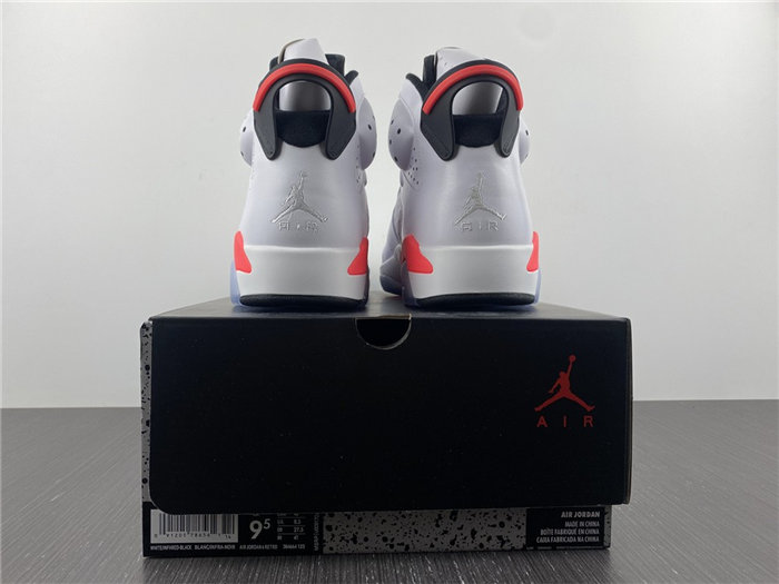 JRD 6 Retro Infrared White 384664-123