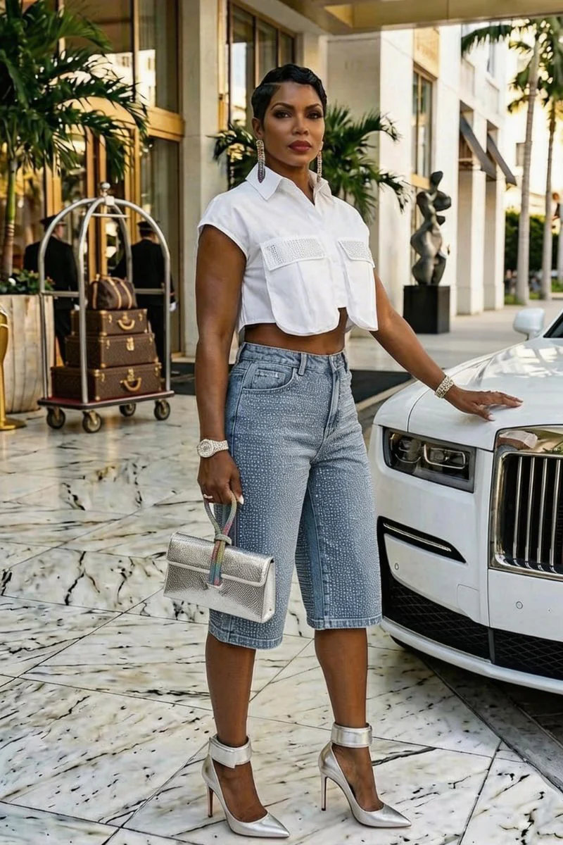 Bling Queen Jorts