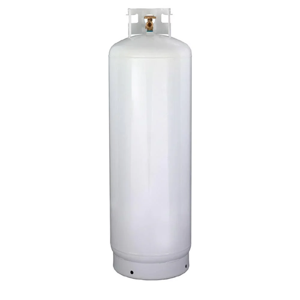 100LB 23 Gal Multi-Valve Propane Tank, High-Capacity Filler, for Heating, Fireplaces, Dryers & Grills