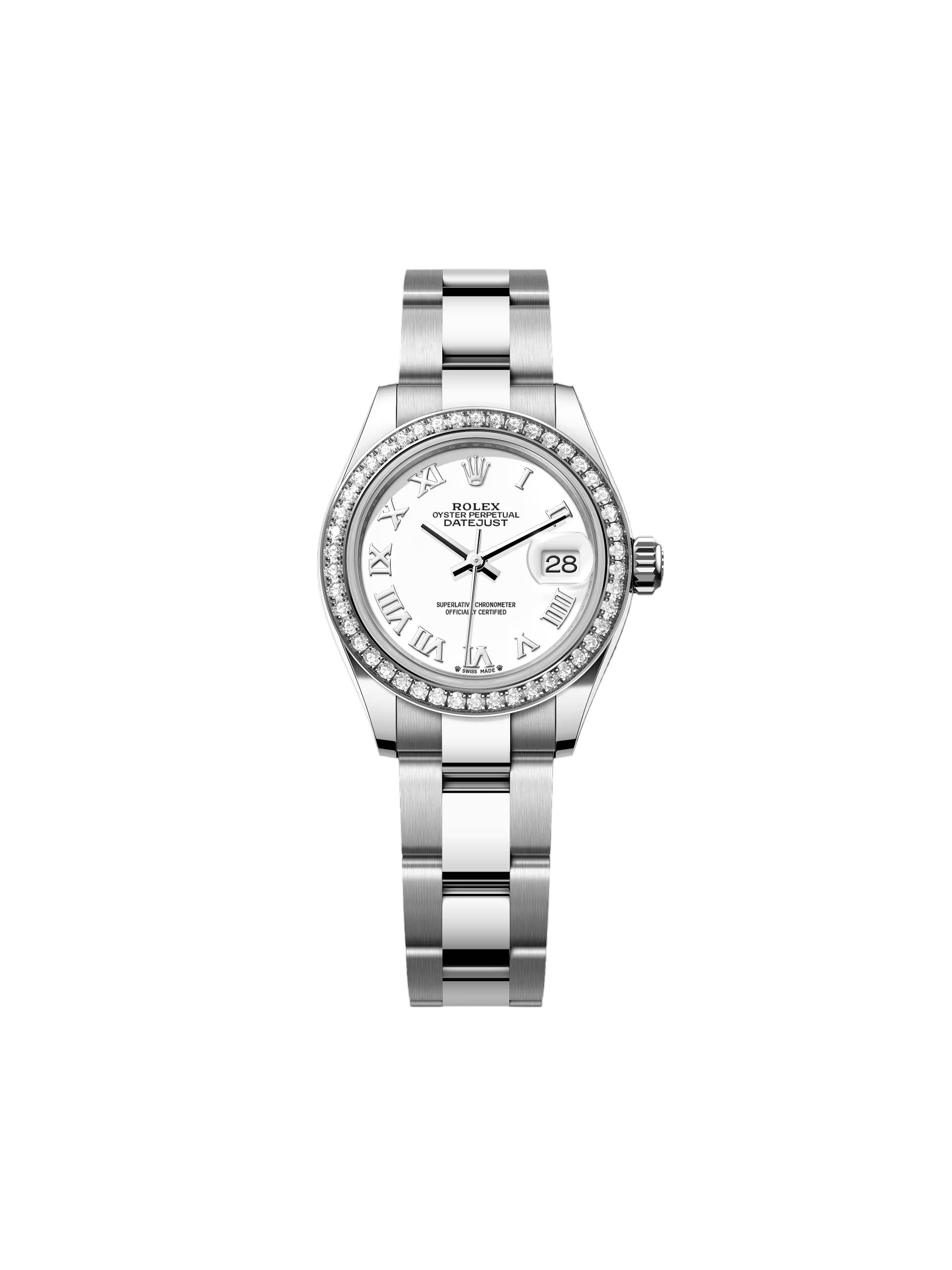 Rolex Lady-Datejust 28mm 279384RBR White Dial