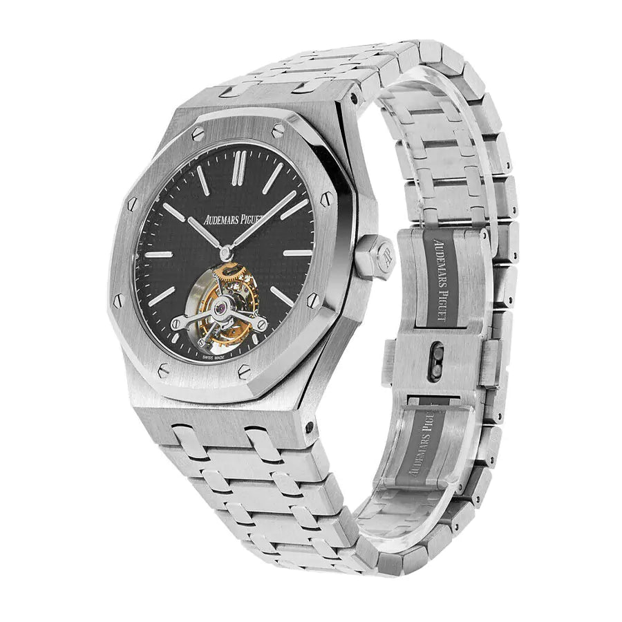 Audemars piguet Royal Oak Selfwinding Tourbillon 41MM Black Dial Watch
