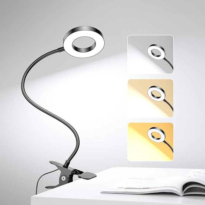LUMIGROVE LED Desk Lamp Clip on Light