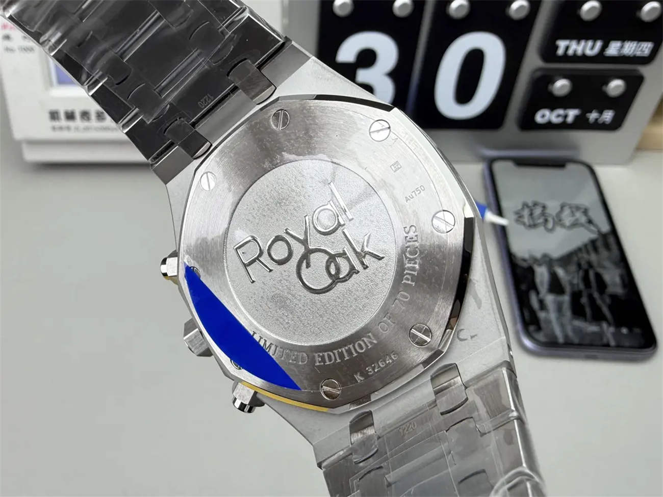 APS Factory Audemars Piguet Royal Oak 26331 Blue Frosted Steel – Premium Replica Chronograph