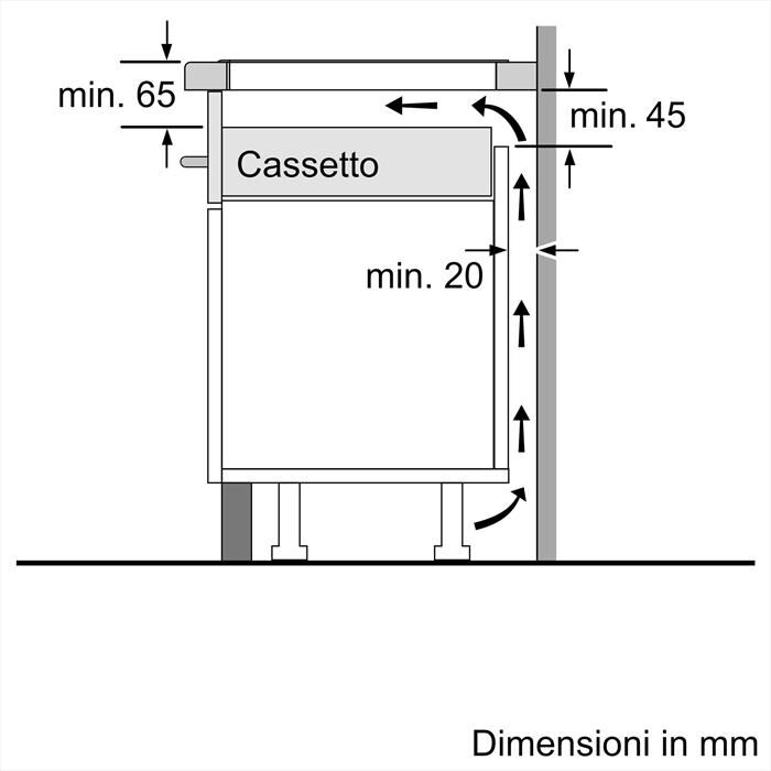 BOSCH - Piano cottura induzione PVQ611BB6E 59,2 cm-Nero
