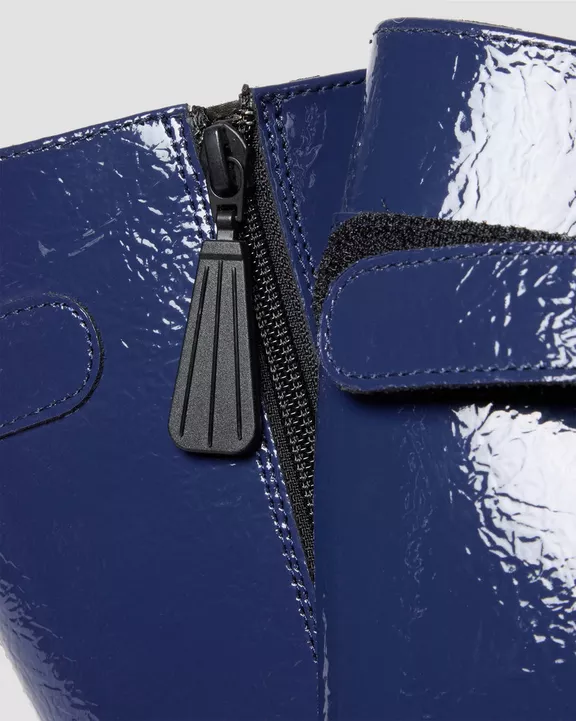 Buzz Hi Distressed Patent Boots