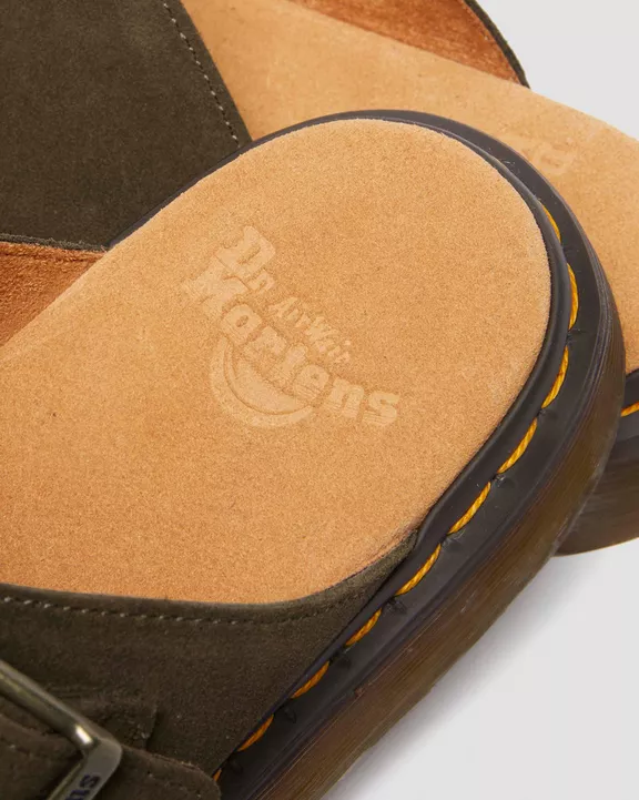 Josef Suede Slide Sandals