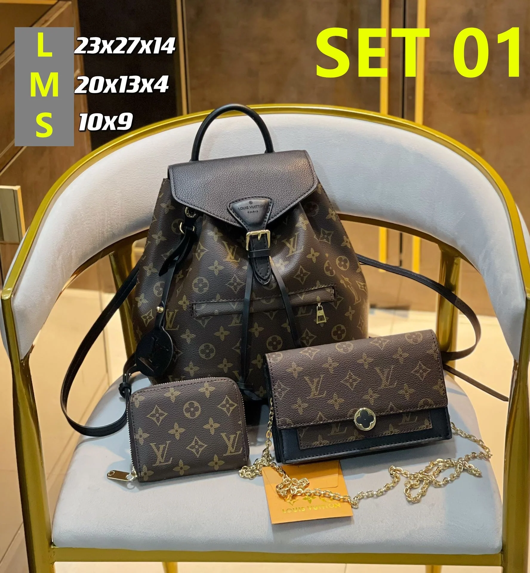 [Louis Vuitton] [3-piece set] Clearance Sale ★ First come, first served - A