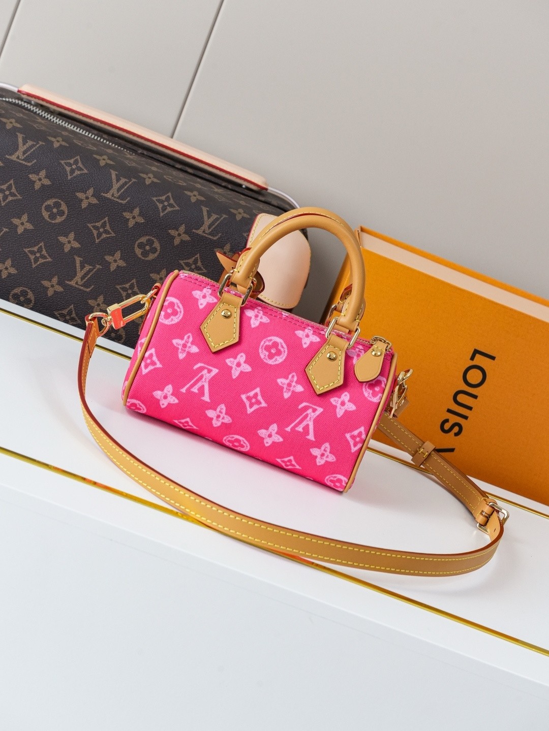 LV NANO SPEEDY M28322/M27610/M28323 16x10x7.5cm（Multiple colors）