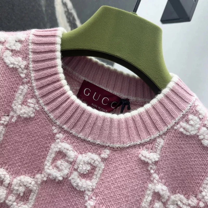 Jacquard loop knit sweater MY-93237