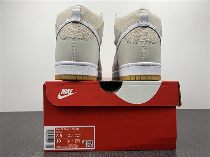 NK SB Dunk High Pro ISO Orange Label Unbleached Natural DA9626-100