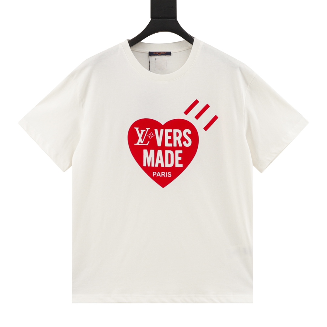 LV Logo lettering T-shirt