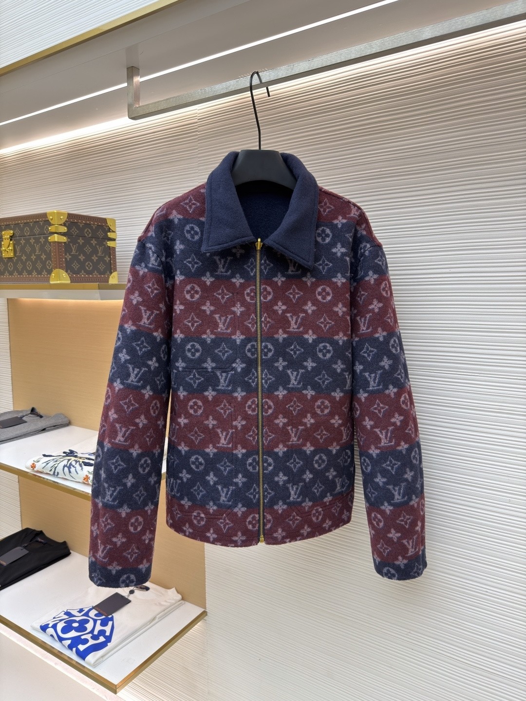 LV Reversible fleece jacket