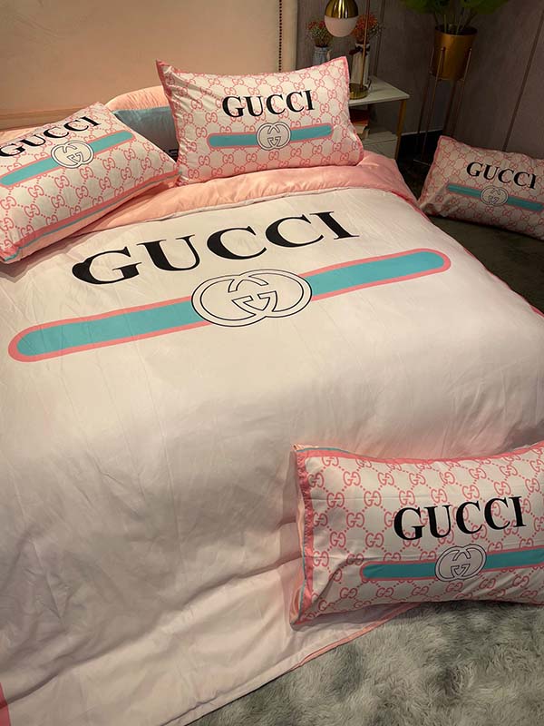Fashion Washable Silk Digital Print Bedding Sets(1 Quilt, 1 Sham,2 pillow cases)SJT-986021