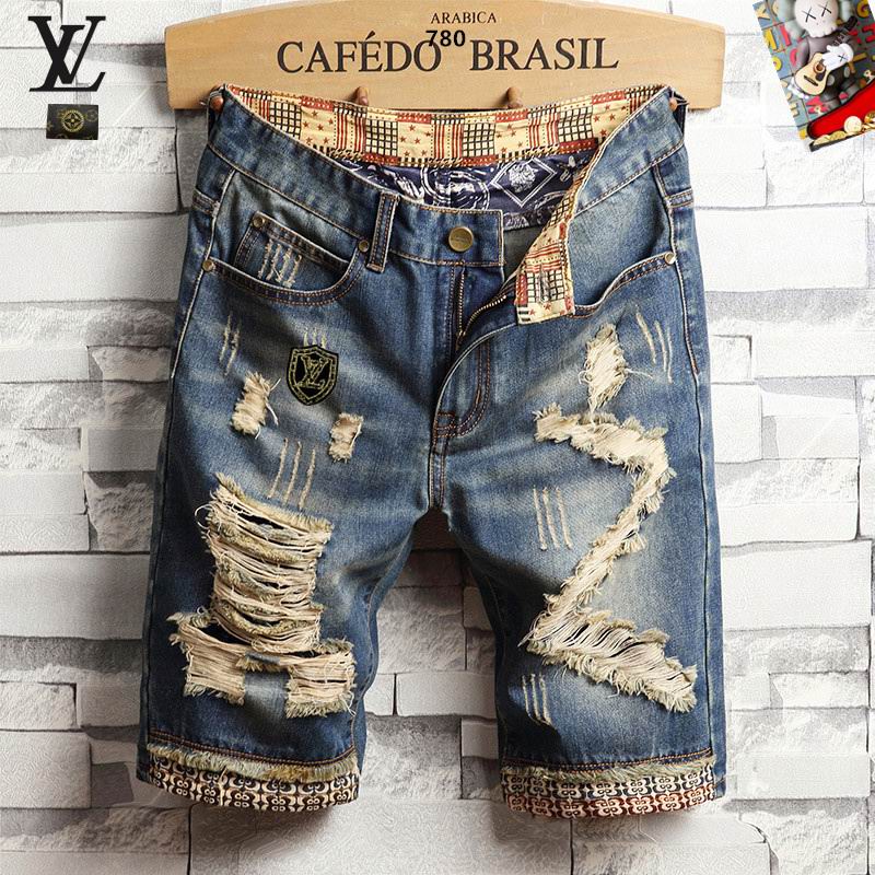 LV Jean shorts
