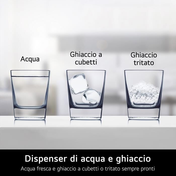 LG - Frigorifero side by side GSGV80PYLD Classe D 635L-Silver