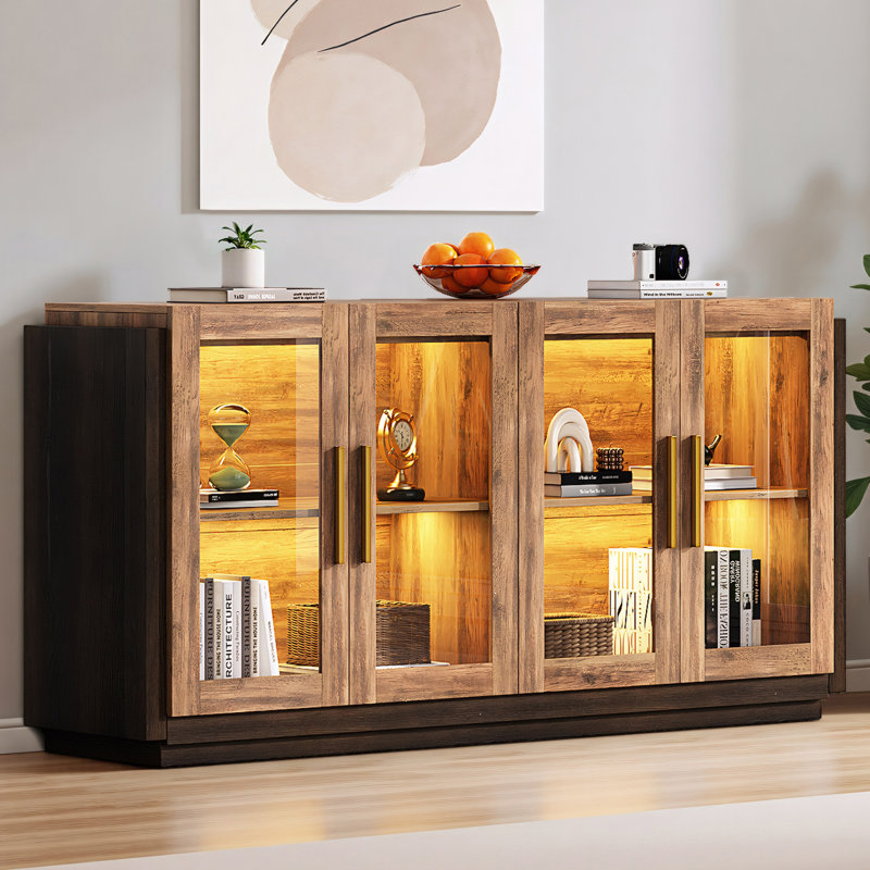 Ainez Unfinished Accent Cabinet