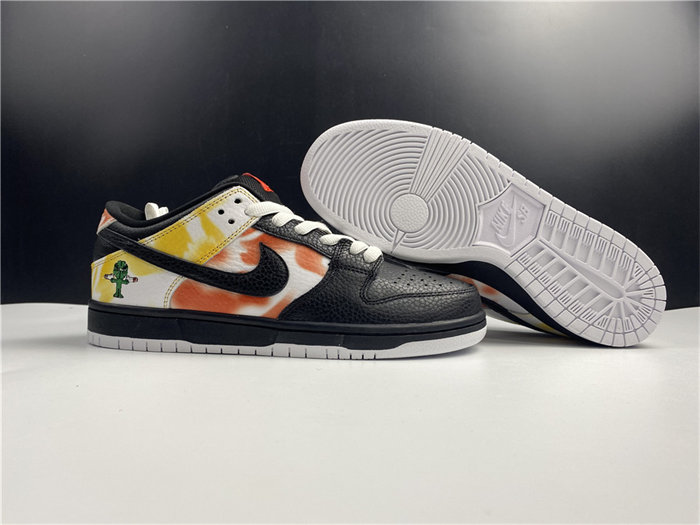 NK SB Dunk Low Raygun Tie-Dye Black BQ6832-001
