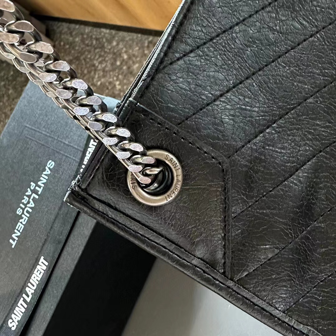 13.0″x10.2″x3.9″ Chains strap Magnetic buckle Leather Handbag BB-921110