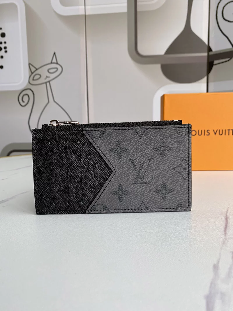7Color 3.1″x5.7″ Canvas&Genuine Leather CardHolder BB-9211045
