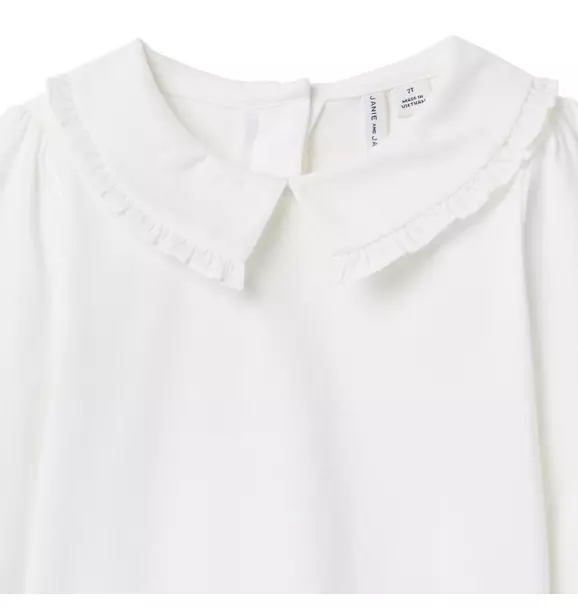 Ruffle Collar Top