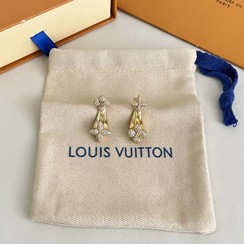 Stone-set Flowers Earrings ED-931345
