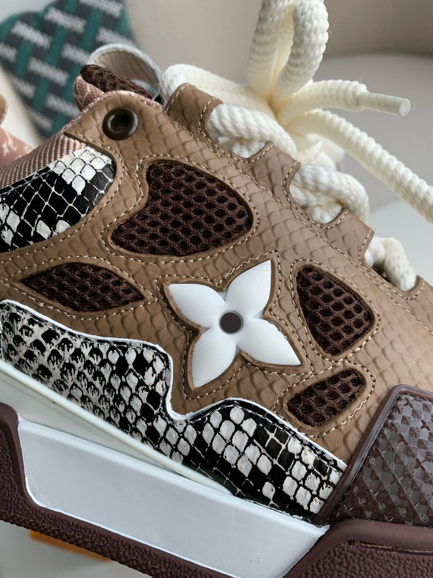 LV Skate Trainers ‘Brown’ – NICE SHOEUS