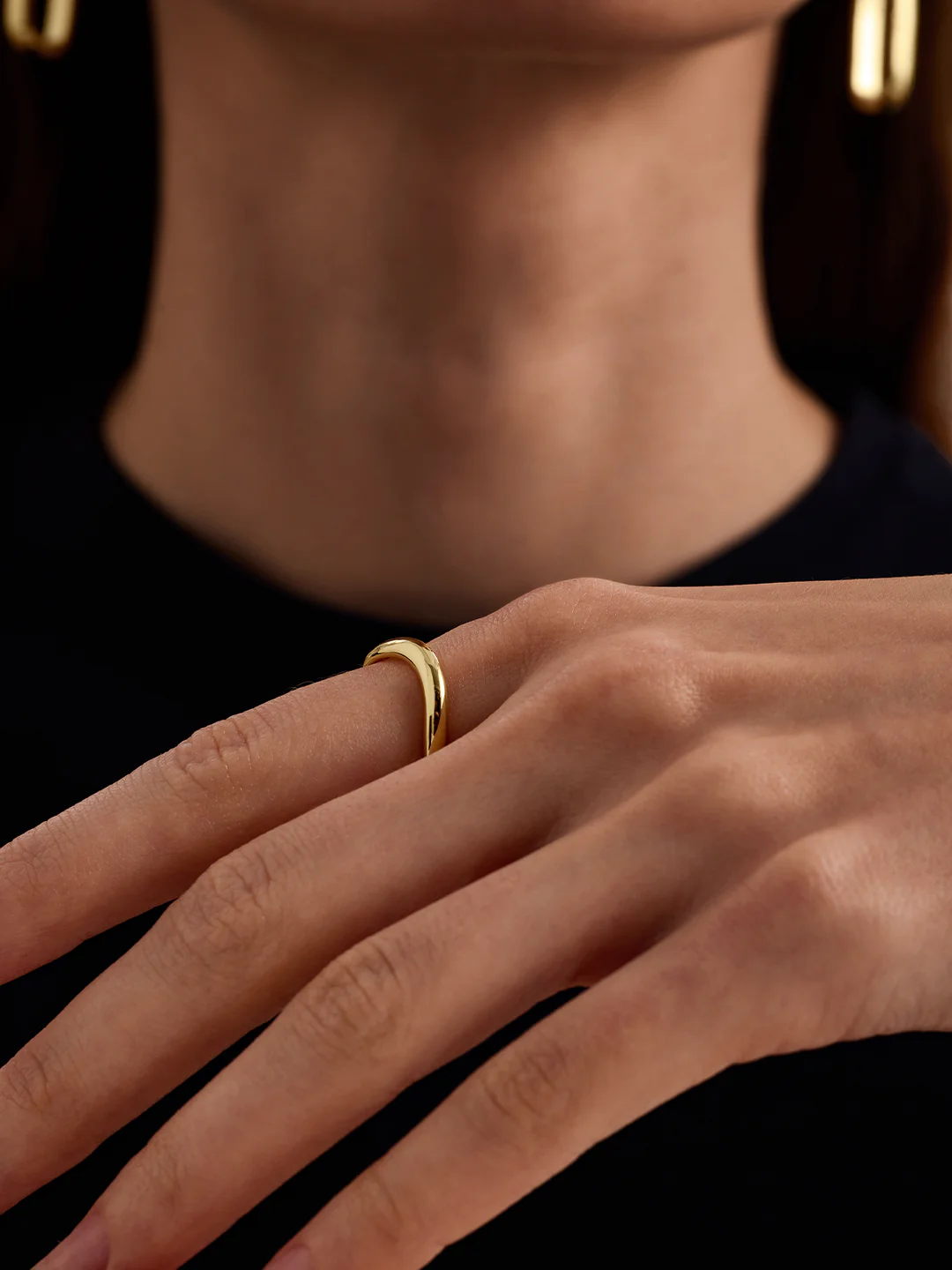 Slim Wave Ring
