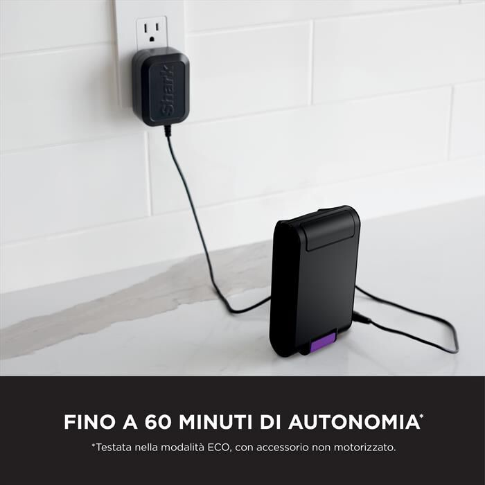 SHARK - Scopa elettrica DETECT CON AUTOSVUOMENTO IW3612EU-Bianco