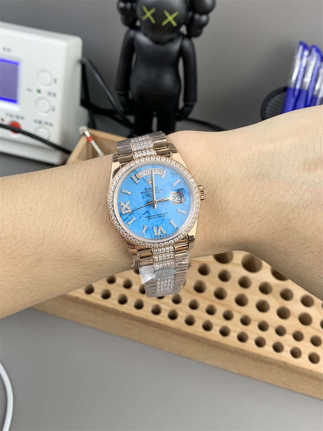 Rolex Day-Date 36 Replica – Ladies Everose Gold President Watch