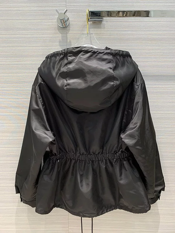 Large pocket waist cinching jacket jacket WT-813065