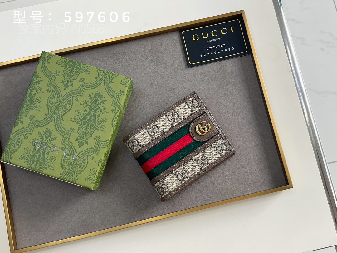 Q09：Gucci Ophidia GG Card Case Wallet