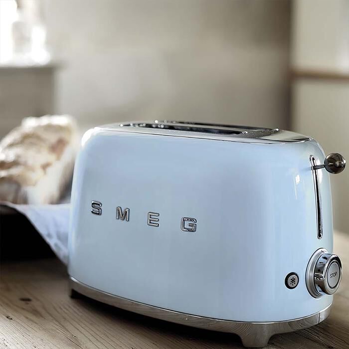 SMEG - Tostapane 50's Style  2x2 fette – TSF01PBEU-azzurro