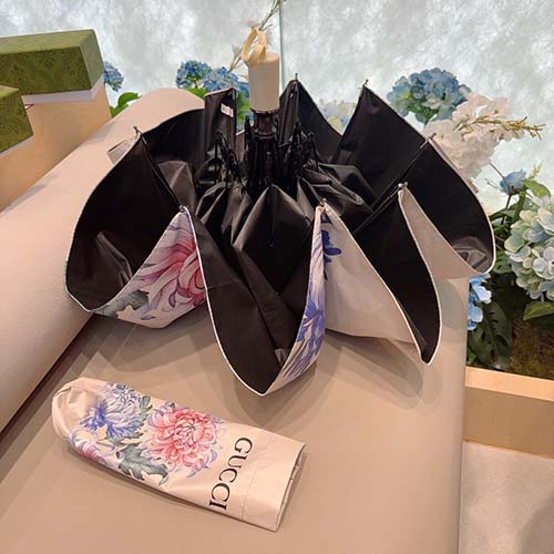 Windproof 3 Folding Rain Sun Umbrella UPF50+ YS-926072