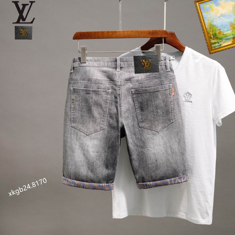 LV Jean shorts
