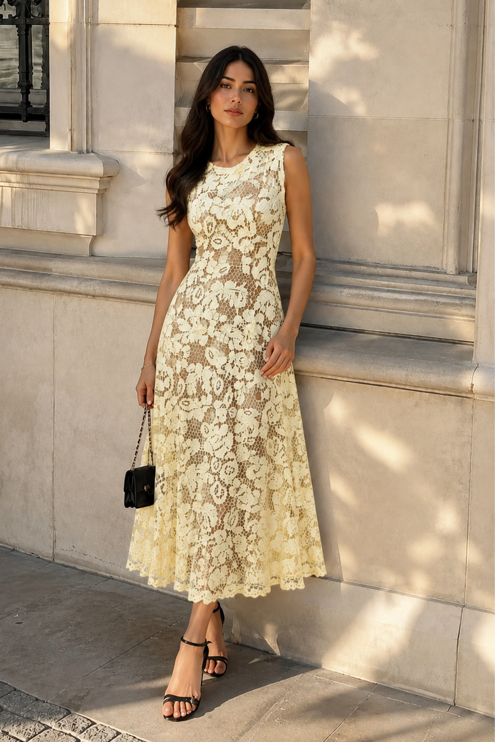 Limoncella Bloom Lace Dress