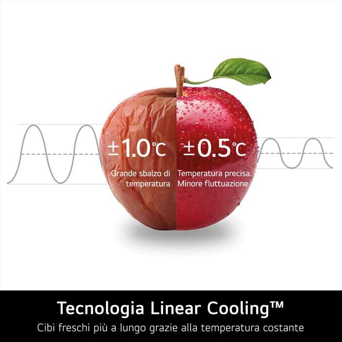 LG - Frigorifero side by side GSLC40PYPE Classe E 638lt-Inox
