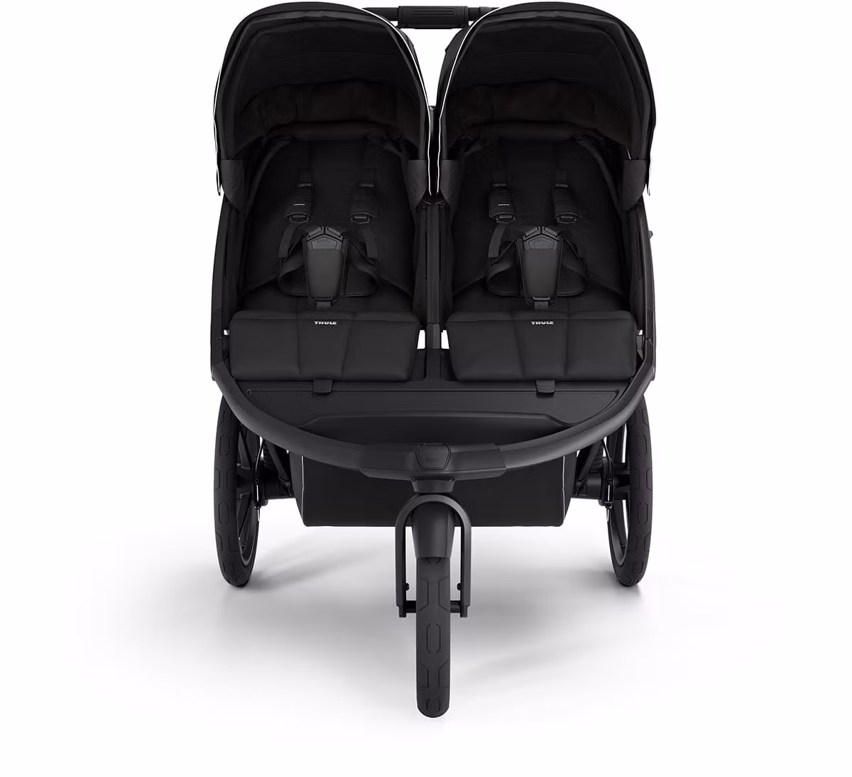 Thule Urban Glide 3 Double Jogging Stroller with NON-Magnetic Buckle- Black