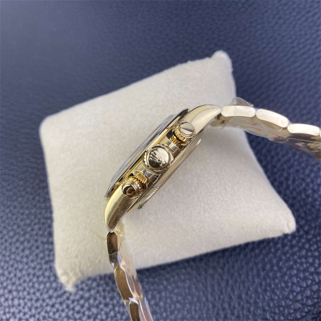 Rolex Daytona Green Dial Replica – Clean Factory Yellow Gold 4130 Edition