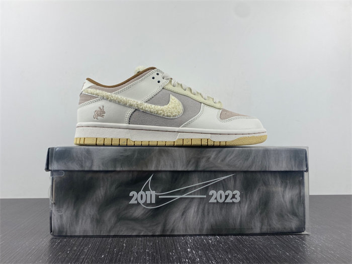 NK Dunk Low Retro PRM Year of the Rabbit Fossil Stone FD4203-211
