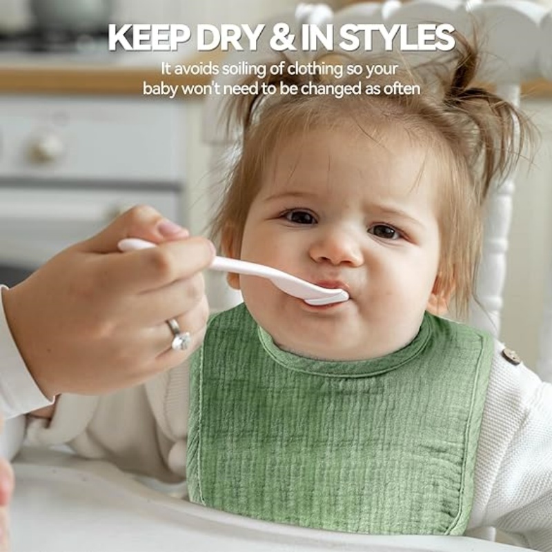CLOUDBABY-BIB Muslin Baby Bibs for Unisex Boys Girls