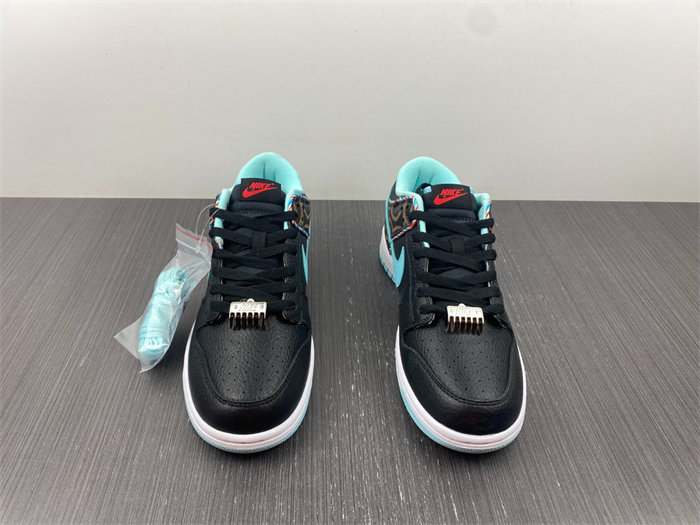 NK Dunk Low SE Barber Shop Black dh7614-001