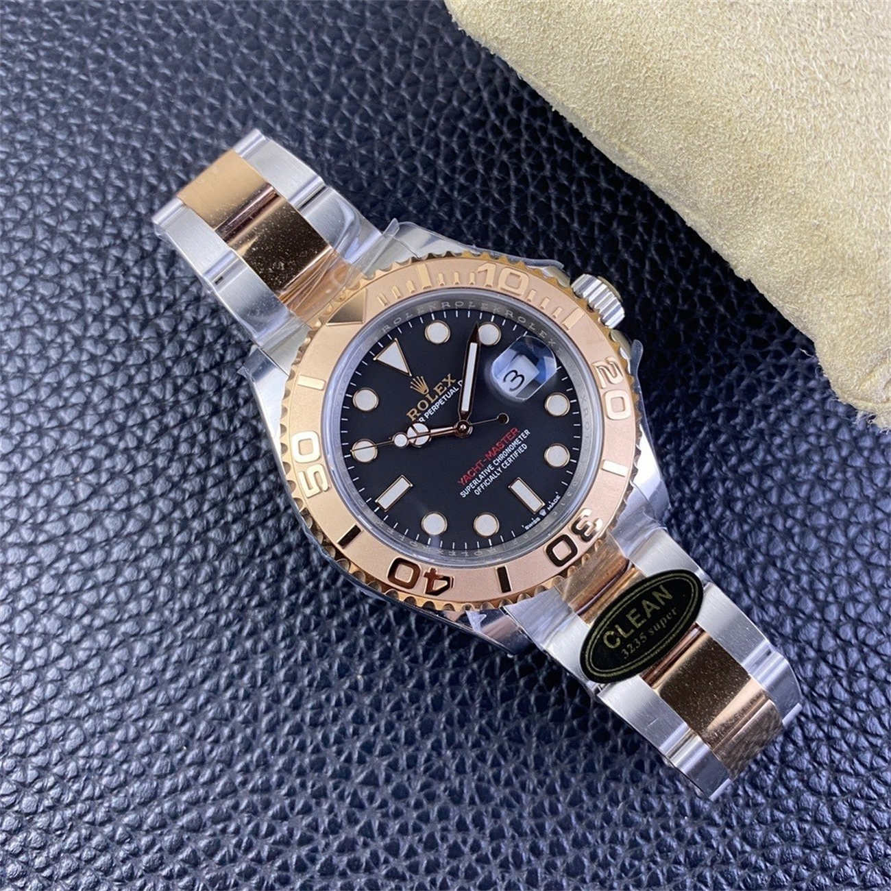 Rolex Yacht-Master Black Dial – Clean Factory 40mm Replica
